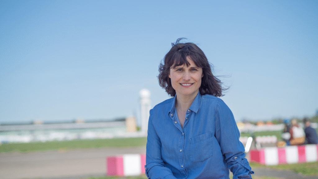 Aferdita Suka am Tempelhofer Flugfeld